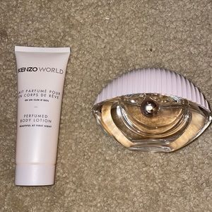 Kenzo world perfume & body lotion